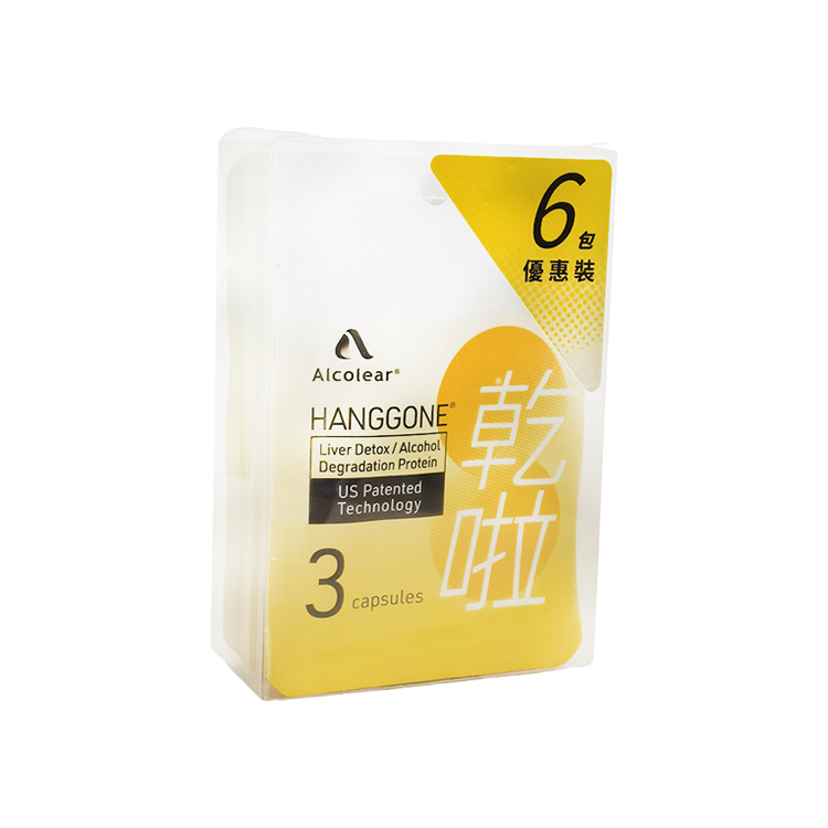 Alcoear®乾啦®解酒護肝蛋白膠囊 6包優惠裝